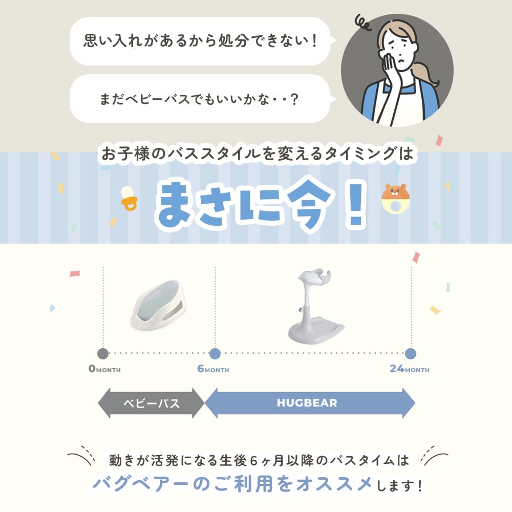 ハグベアー | HUGBEAR ベビーバス お風呂補助具